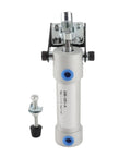 Heavy Duty Iron Air Clamp With G1/8 Interface, Pneumatic Hold Down Cylinder For Industrial Equipment Installation, Mechanical Operations, And Welding Fixtures front view