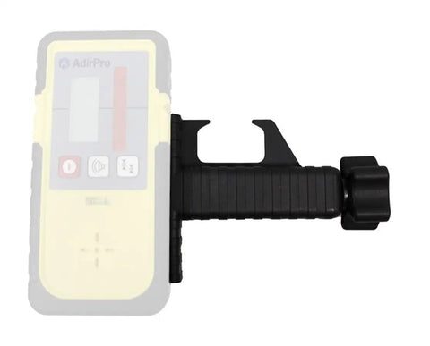 Hella Solid Laser Detector Mounting Clamp Featuring Built In Bubble Level LD 8 LDG 8 Compatible adjustable bracket for laser receiver attachment.