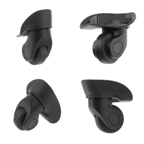 Kick Squeaky Wheels To The Curb With These Silent Swivel Suitcase Wheels. A20 four piece black replacement caster kit.