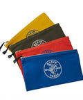 Durable Tool Bag Storage Kit With Stand Up Base And Canvas Zipper Pouches Six Piece Assorted Colors For Easy Access Reinforced Bottom High Capacity Organizer For Pro Job Sites
