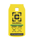 AR500 1/4 Inch Rimfire and Handgun Steel Target for Target Practice and Shooting Sports, bright yellow, soda can shape