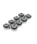 608RS ILQ-11 Black Seal Ball Bearings Kit For Skateboard And Scooter, Durable Chromium Steel Build, Double Shield 2RS Or ZZ, ABEC-11 Precision For Smooth Rolling, Long-Lasting Performance, Easy Maintenance, 8 sealed bearings
