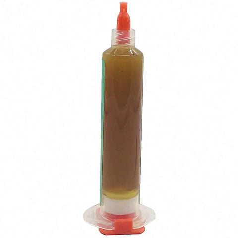 NC-223 Soldering Paste 10cc Flux in syringe format for BGA PCB SMD micro soldering with clean joints, no clean formula.