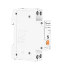 Zigbee 3.0 DIN Rail Smart Switch With Energy Monitoring 32A Panel Controller For Home Assistant Alexa SmartThings Plug And Play Ready For Quick Setup In Your Smart Home Centralized Control Of Loads In Residential And Commercial Panels. white DIN rail module with terminals