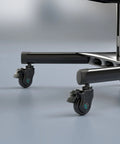 Heavy Duty 3 Inch Locking Caster Wheels Set Of 4 For TV Carts And Rolling TV Stands Smooth Swivel Casters With Brakes Black