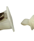 Dryer Door Latch And Catch Kit Replacement For OEM Style Compatible With AP4037288 PS2029855 306436 kit components close-up view