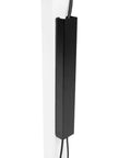 Steel Magnetic 14 Inch Cable Management Channel For Under Desk Legs No Drill Cord Organizer For Home Office Black Finish