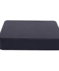 Heavy Duty Ups Power Supply With 10400Mah Portable Battery Backup side view, black fire resistant shell, compact design.