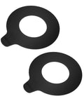 Beefed Up Two Piece Heavy Duty Excavator Pin Shim Kit Durable Round Rubber Washers For Machinery Protective Pads For Excavator Boom Bushing Industrial Replacement Parts, black