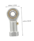 4 Pack Phs6 Rod End Joint Bearings Fish Eye Spherical Plain Bearings With Female Right Hand Thread, showcasing detailed dimensions.