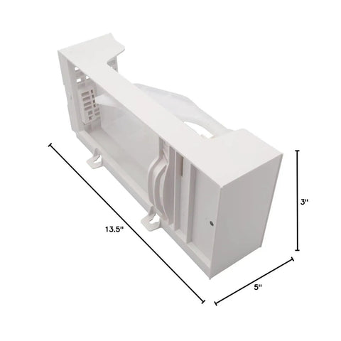 Ice Maker Assembly W10873791 for Refrigerators High Efficiency Ice Maker Component Easy 10 Minute Install No Tools Needed Durable Plastic Housing Replaces Your Old Ice Maker Easy Swap Fits Most Models, white plastic, 13.5x5x3 in