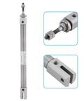 Stainless Steel Ten Millimeter Bore And Hundred Millimeter Stroke Double Acting Pneumatic Air Cylinder for Mini Automation Projects