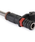 BMW 4Pcs Fuel Injector Set 7561277 13537561277 For N45 N46N E93 320i 2.0L Direct Fit Replacement Kit To Boost MPG And Smooth Idle Balance Fuel Delivery Save Gas High Performance Auto Parts close-up single injector