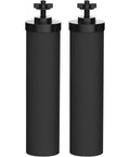 Premium Black Water Filter Element Cartridge For Berkey Countertop Purification System With Dope Coconut Activated Carbon Filtration Comparable To BB9 Two Filter Set For Cleaner Water And Great Taste