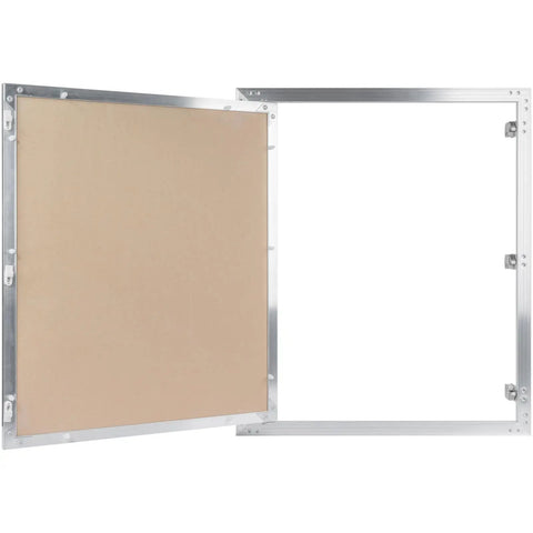 Heavy Duty 20x24 Inch Wall Or Ceiling Access Panel Waterproof Drywall Cutout Aluminum Frame Crawl Space Hatch Door open view
