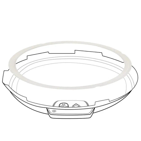 No Fuss Replacement Silicone Gasket Seal For 8 Quart Power Pressure Cooker XL 8 Qt PPC772 PPC780 WAL3 top view