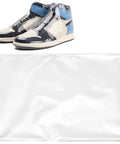 Hype Clear Shoe Shrink Wrap Bags 11X18 Inch Thick PVC Sneaker Packaging Film 100 Pack Heat Seal Wrapper with sneakers