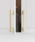 10 Pack Brushed Gold Cabinet Pulls 3 Inch Square Brass Kitchen Cabinet Handles For Drawers Cupboards And Dressers Cabinet Hardware For Smooth Operation