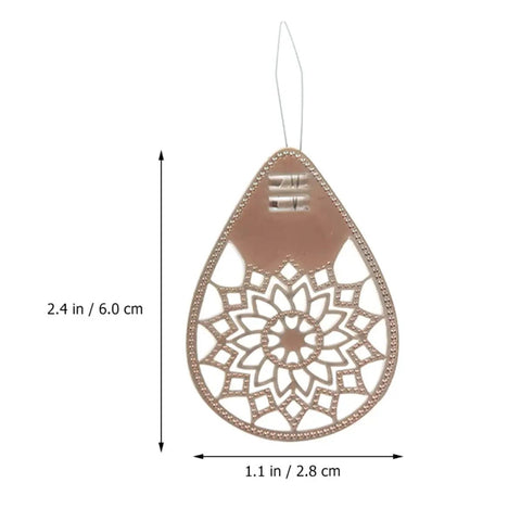 Three Piece Rose Gold Sewing Needle Threaders For Easy DIY Threading Hand Sewing Embroidery And Cross Stitch Projects Lightweight Portable Tools To Save Time And Effort, 2.4 in