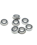 Badass 10 Pcs Pack F688RS Flange Ball Bearings 8x16x5mm Abec 7 Grade for 3D Printers a and b Drive Units Idler Wheels Xy Joint Silent High Speed Deep Heavy Duty Groove Design Runs Smooth Zero Glitches Keeps Your Setup Clean Long Grind, 8x16x5mm