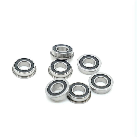 Badass 10 Pcs Pack F688RS Flange Ball Bearings 8x16x5mm Abec 7 Grade for 3D Printers a and b Drive Units Idler Wheels Xy Joint Silent High Speed Deep Heavy Duty Groove Design Runs Smooth Zero Glitches Keeps Your Setup Clean Long Grind, 8x16x5mm
