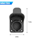 Rock Solid Wall Mount EV Charging Cord Holster Built With Hella Durable Nylon SAE J1772 Cable Organization System with dimensions 7.48 x 2.88 inches.