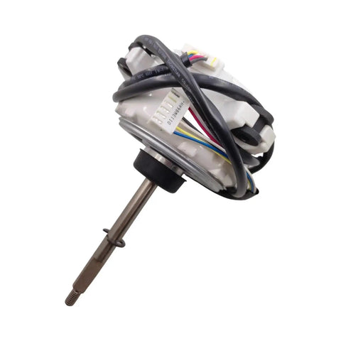 Beefed-Up Brushless DC Air Conditioner Motor with cabling exposed for efficient cooling compatible with Midea WZDK85-38G fan motor replacement