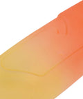Close-up of the Dope Aerodynamic Water Bottle Set With Carbon Fiber Cage And 680ML Capacity in vibrant orange-yellow gradient.