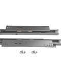Floor Mounted Drawer Runners With Soft Close And Full Extension Undermount Slides In Cold Rolled Steel for 400mm cabinets.