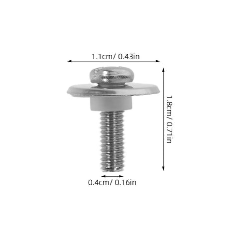 40 Piece M5 Stainless Steel Screws For Pot Lid Handles With Washers And Silicone Gaskets Heat Resistant Fixing Bolts For Kitchen Cookware Lids