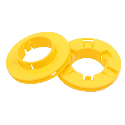 Pro Grade Plastic Bushing For Metal Studs Pack Of 100 Grommet Protector rust proof yellow plastic rings for wire pull in 2x4 studs