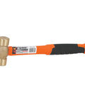 Pro Grade Solid Brass Hammer 16 Oz No Spark No Magnetic For Delicate Metal Surfaces 11 Inch Handle High Visibility Shaft
