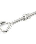 304 Stainless Steel Eyebolts Assortment Kit With Nuts And Washers, Mixed M5 To M16 Sizes, featuring M8 eyebolt with nut and washer