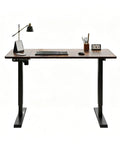 Rock Solid 48 By 24 Inch Electric Height Adjustable Standing Desk With Native Type C Fast Charging Port, minimalist workspace setup.