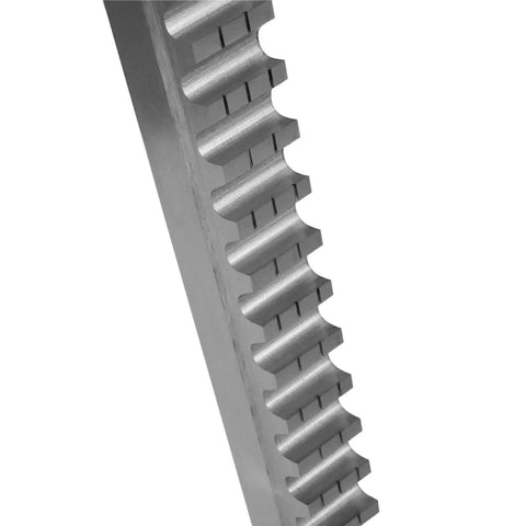 Side view of Pro Grade Push Type 2mm Keyway Broach Tool For CNC Router Metalworking High Speed Steel With Precise Teeth