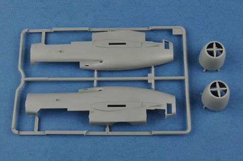 US P61B Black Widow Night Fighter Model Kit With Radar Nose B Variant plastic fuselage parts on sprue