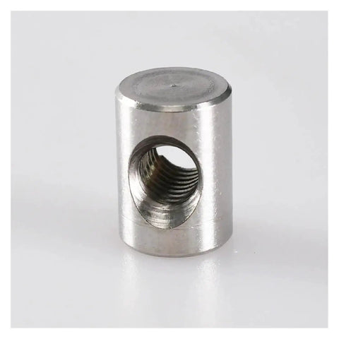 Heavy Duty 304 Stainless Steel Dowel Pin Barrel Bolts With Cross Holes For Hammer Installation Rust Proof Locking Screws close-up view