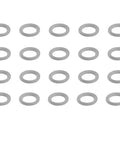 Top Shelf Silicone Brew Head Gasket Seal 20 Pack Universal Coffee Machine Replacement Washers Leak Proof Solenoid Rings in gray