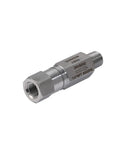 DAIRAZAN inline ball check valve, SS316 stainless steel, 1/4 NPT MxF