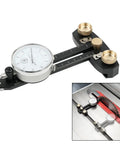 Ultimate Table Saw Rip Jig With Indicator, aluminum T slot fence system, precise 0.1mm readout, tool on table saw