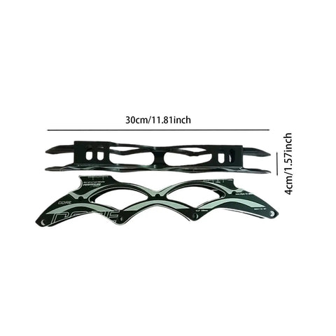 Beefy Inline Skate Frame Replacement 2 Pack Alloy Frames For 4x90 Wheel Setup Upgrade Your Ride Rollerblade Parts