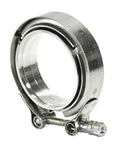 Three Inch V Band Exhaust Clamp With Flange Stainless Steel For 3 Inch Exhaust Piping showing clamp and flange detail
