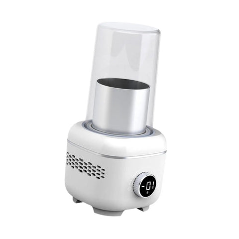 Compact Electric Cup Warmer And Chiller Plate With Digital Temperature Control keeps your beverage at ideal temperature.