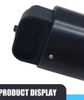 Close-up of Automotive Stepper Motor Idle Air Control Valve IAC For Stable Idle Fast Response Fuel Efficiency Emissions Cut