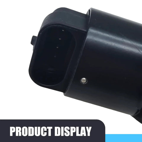 Close-up of Automotive Stepper Motor Idle Air Control Valve IAC For Stable Idle Fast Response Fuel Efficiency Emissions Cut
