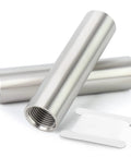 Stainless Steel Pipe Fittings Two Pack 1/2 Inch NPT Female To 1/2 Inch NPT Female Nipple Four Inch Length 304 Stainless Cast Pipe Connector For Plumbing Corrosion Resistant And Durable