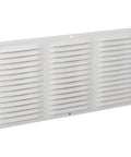 Undereave Attic Vent 16 x 8 In Pack Of 24 For Eaves Intake And Roofline Airflow 56 Sq In Net Free Area Per Vent Great For Diy Attic Ventilation