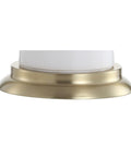White And Brass Modern Ceramic Column Table Lamp With Gold Base, Sleek Bedside Light For Living Room Or Bedroom, close-up of brass base