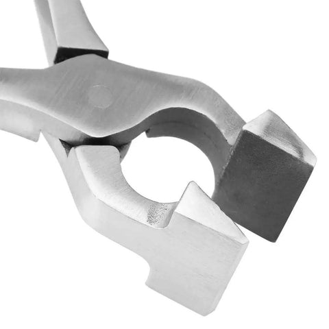 Close-up of leather flat pliers, adjustable jaw, steel forged build. Leather Flat Pliers For Crafting And Strap Crimping featured.