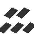 Rectangle Graphite Block For Melting Casting And Electrolysis High Purity Graphite Electrode Plate Sheet 100x60x2mm Pack Of 5 Black Color